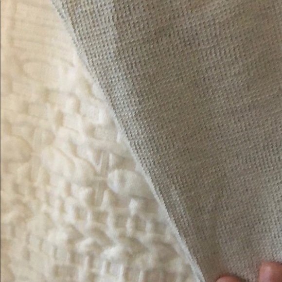 NWOT MERONA ivory grey tunic thick jersey top L - Picture 2 of 8